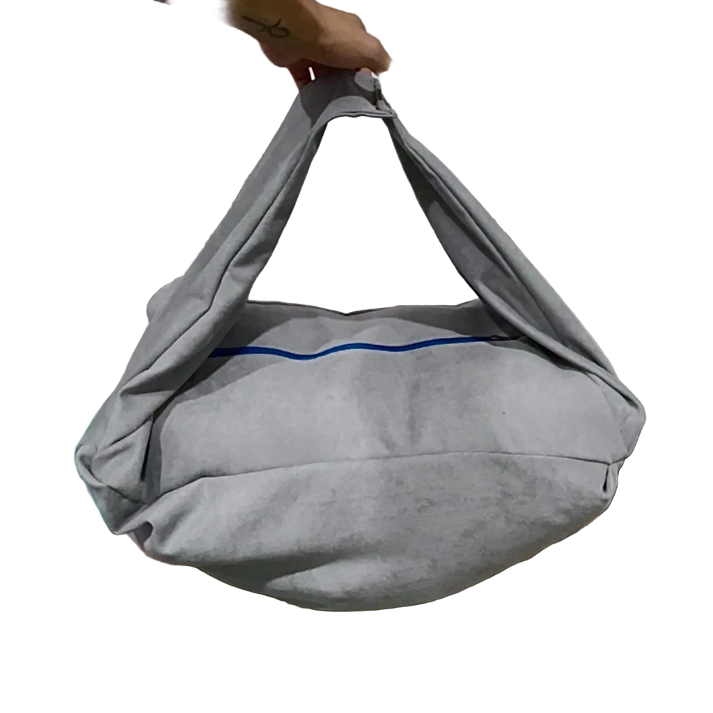 SUEDE TRAVEL BAG