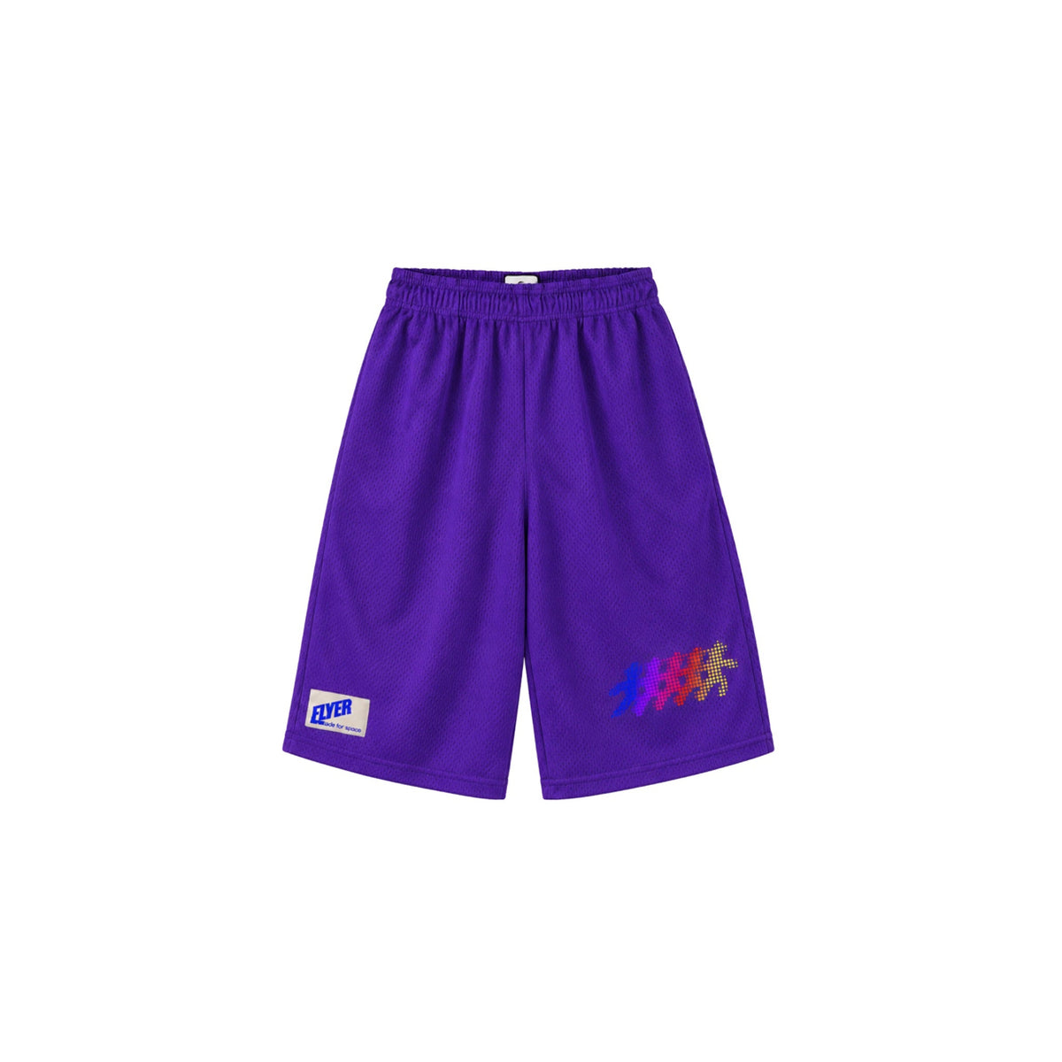 FLIEIRE PURPLE MESH SHORTS