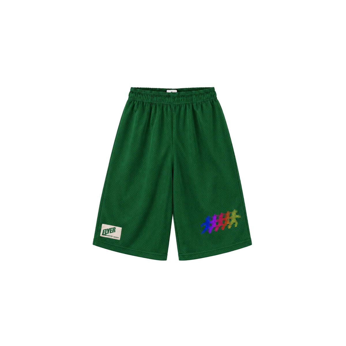 FLIEIRE GREEN MESH SHORTS